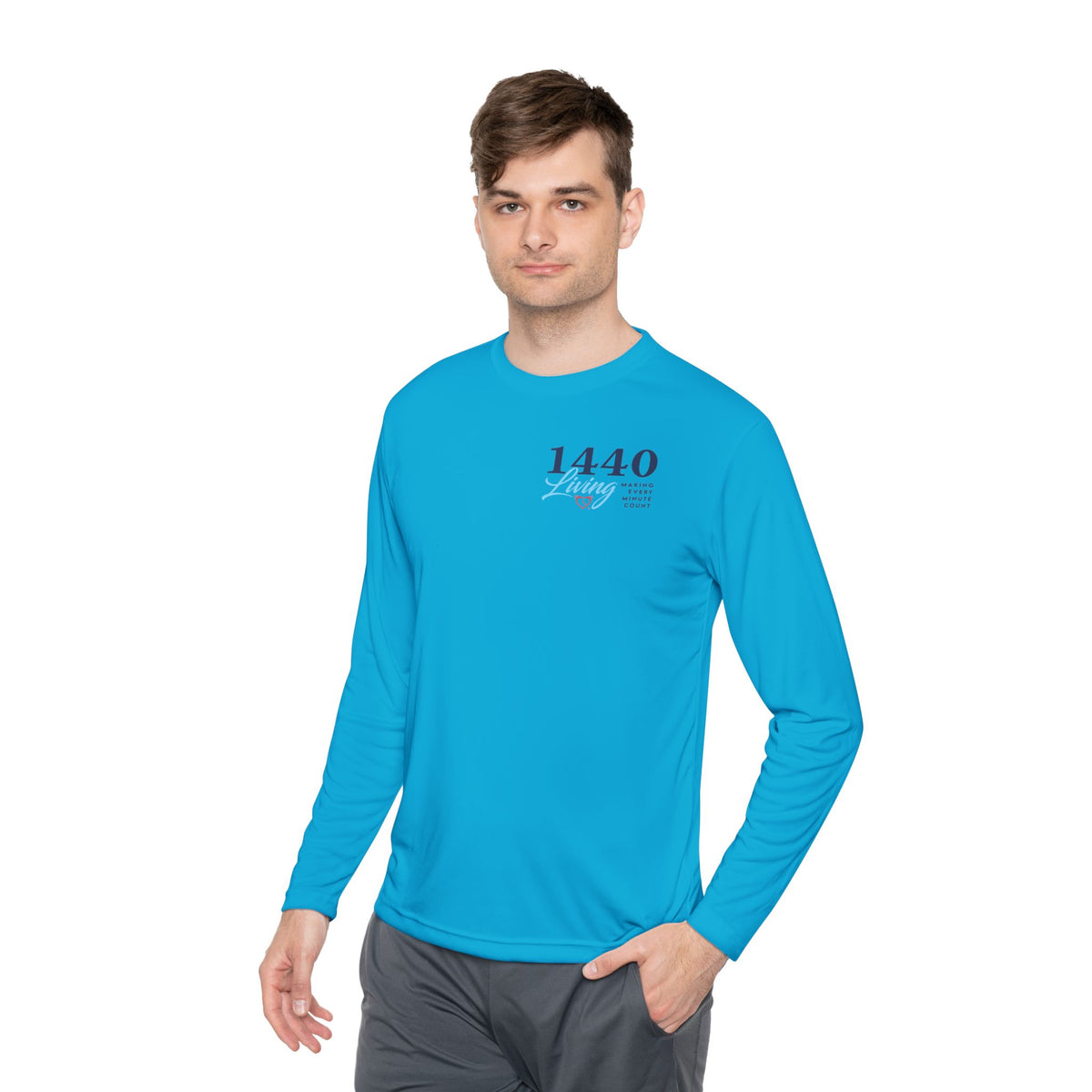 1440 Minutes A Day Long Sleeve Tee - Moisture Wicking Material