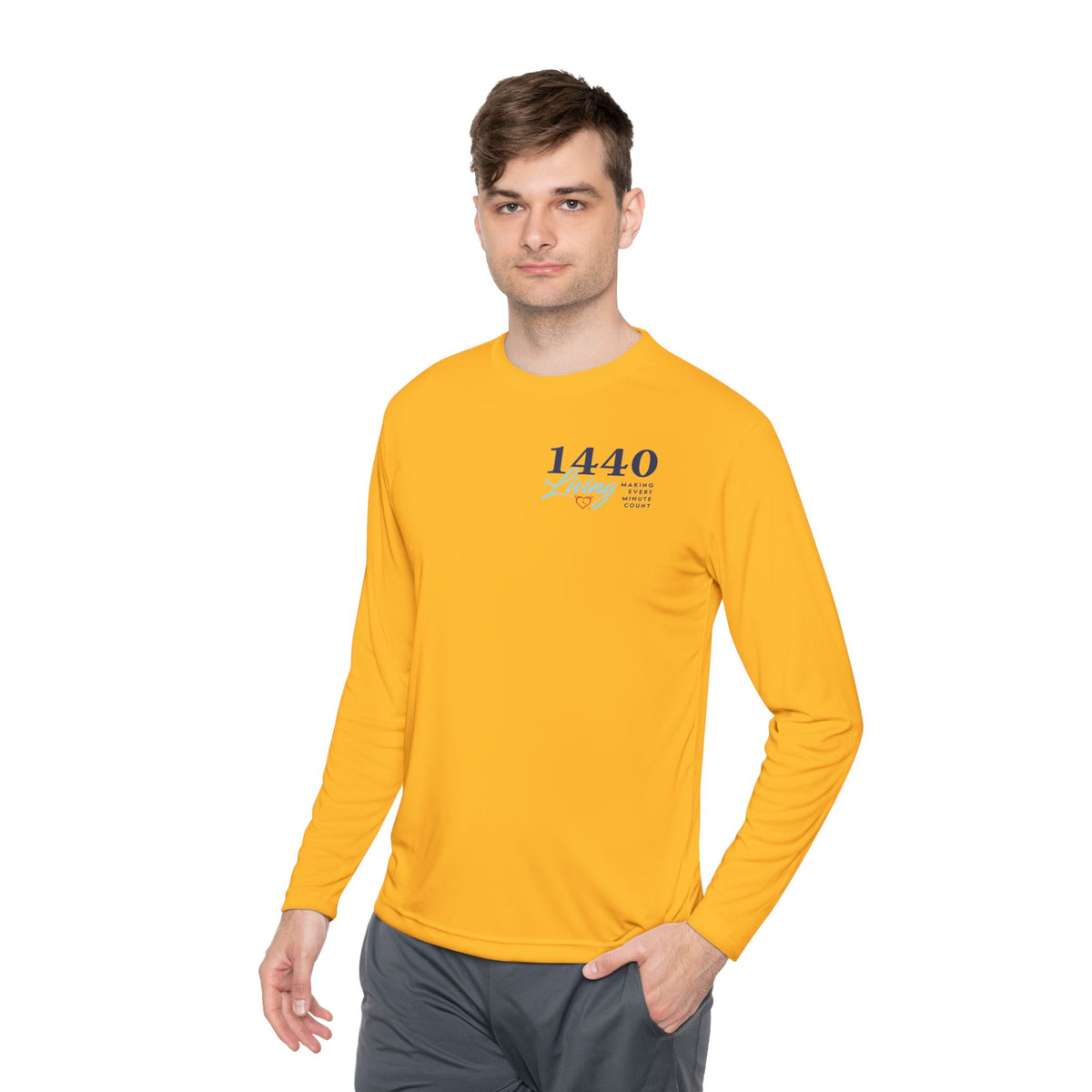 1440 Minutes A Day Long Sleeve Tee - Moisture Wicking Material