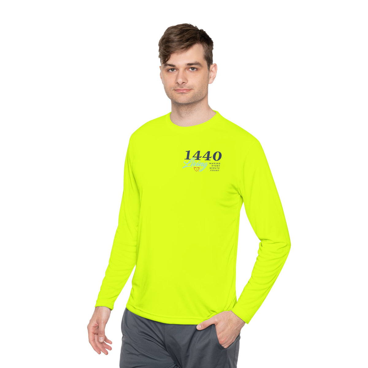 1440 Minutes A Day Long Sleeve Tee - Moisture Wicking Material