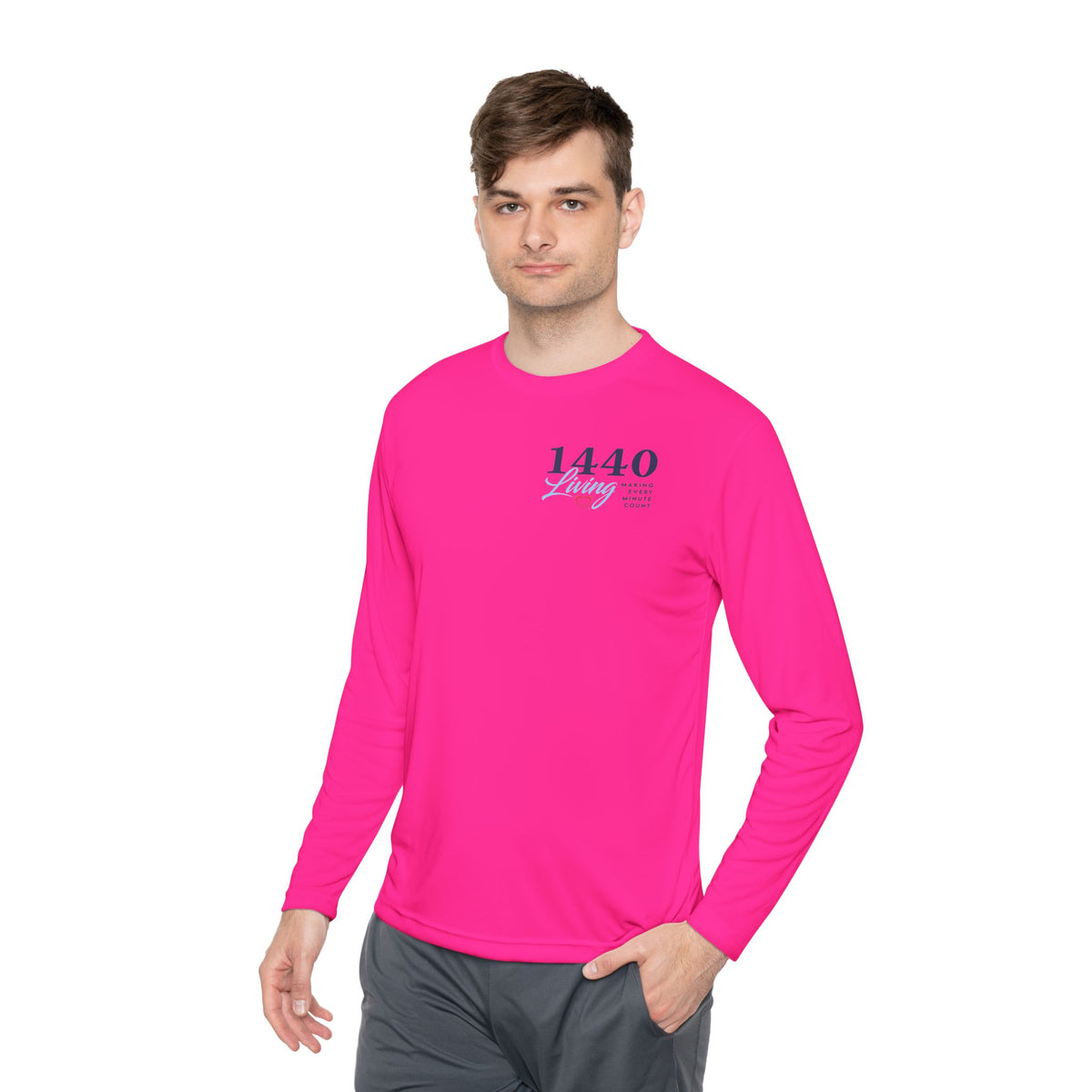 1440 Minutes A Day Long Sleeve Tee - Moisture Wicking Material